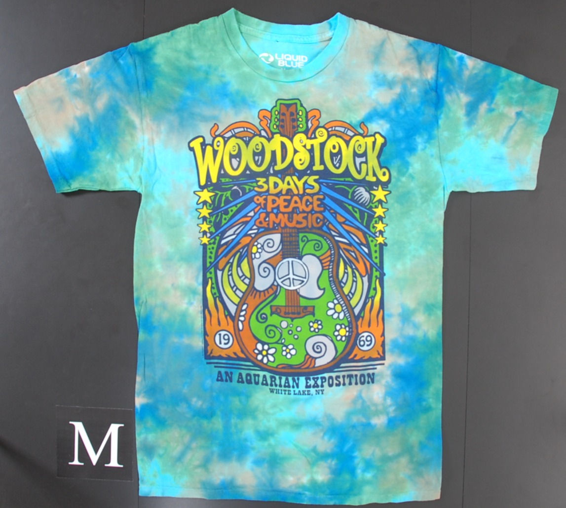 Woodstock 1969 – Peace & Music Tie Dye T-Shirt