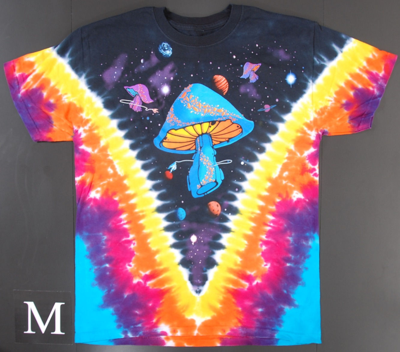 Cosmic Mushroom Galaxy T-Shirt – Psychedelic Space Shirt
