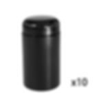 Weithalsdosen aus Violettglas 150ml