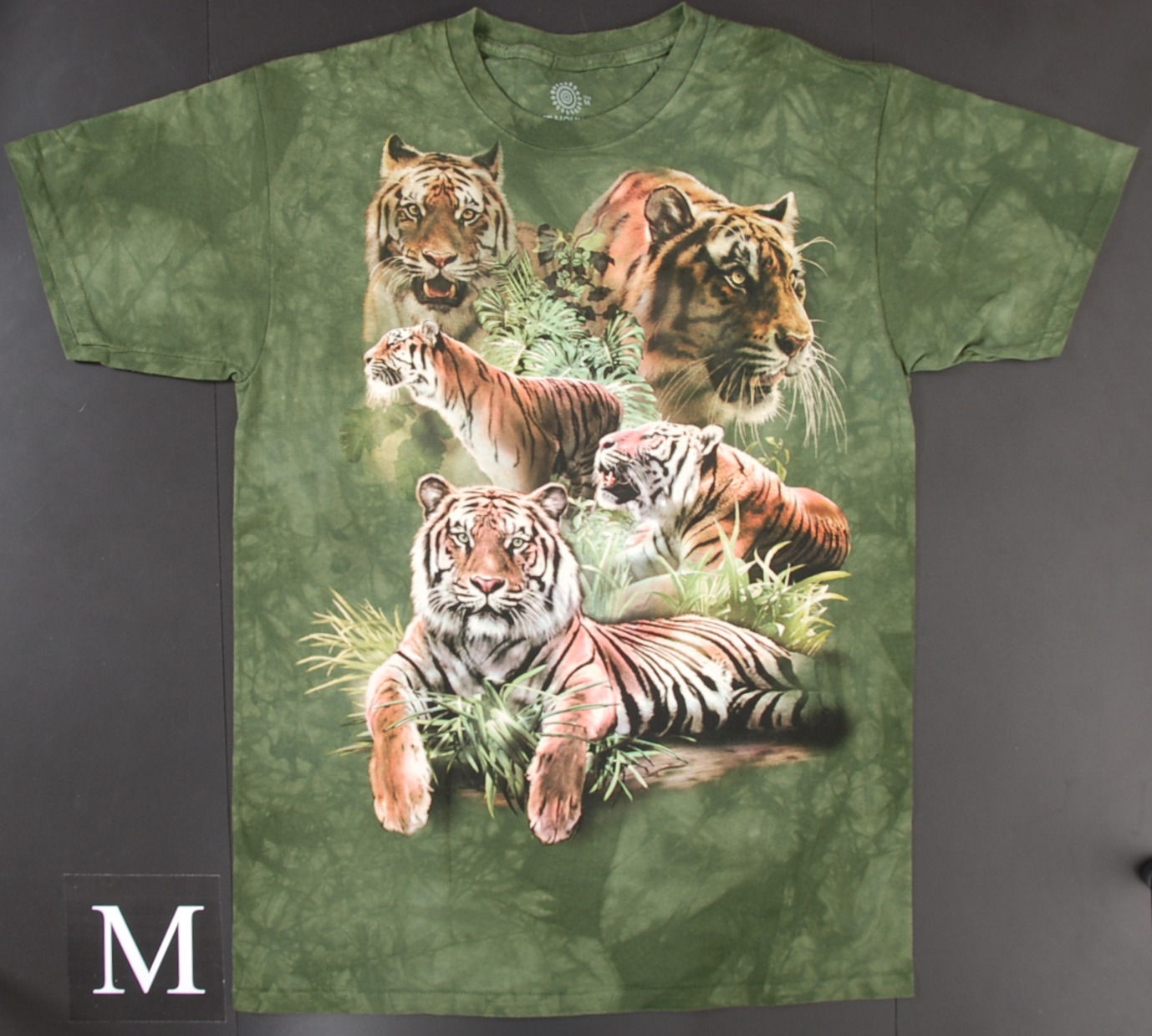 Tiger T-Shirt Grün Größe M