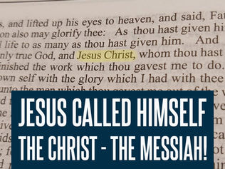 [오늘의 묵상] 예수님은 자신을 그리스도-메시야로 부르셨습니다