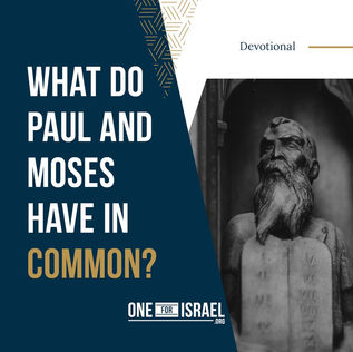 바울과 모세의 공통점은 무엇입니까?