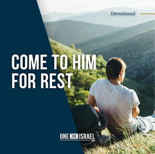 예수님께로 와서 쉬세요