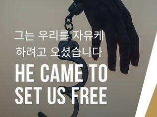  [오늘의 묵상] 그는 우리를 자유케하려고 오셨습니다