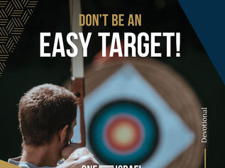 결코 쉬운 표적이 되지 마십시오!