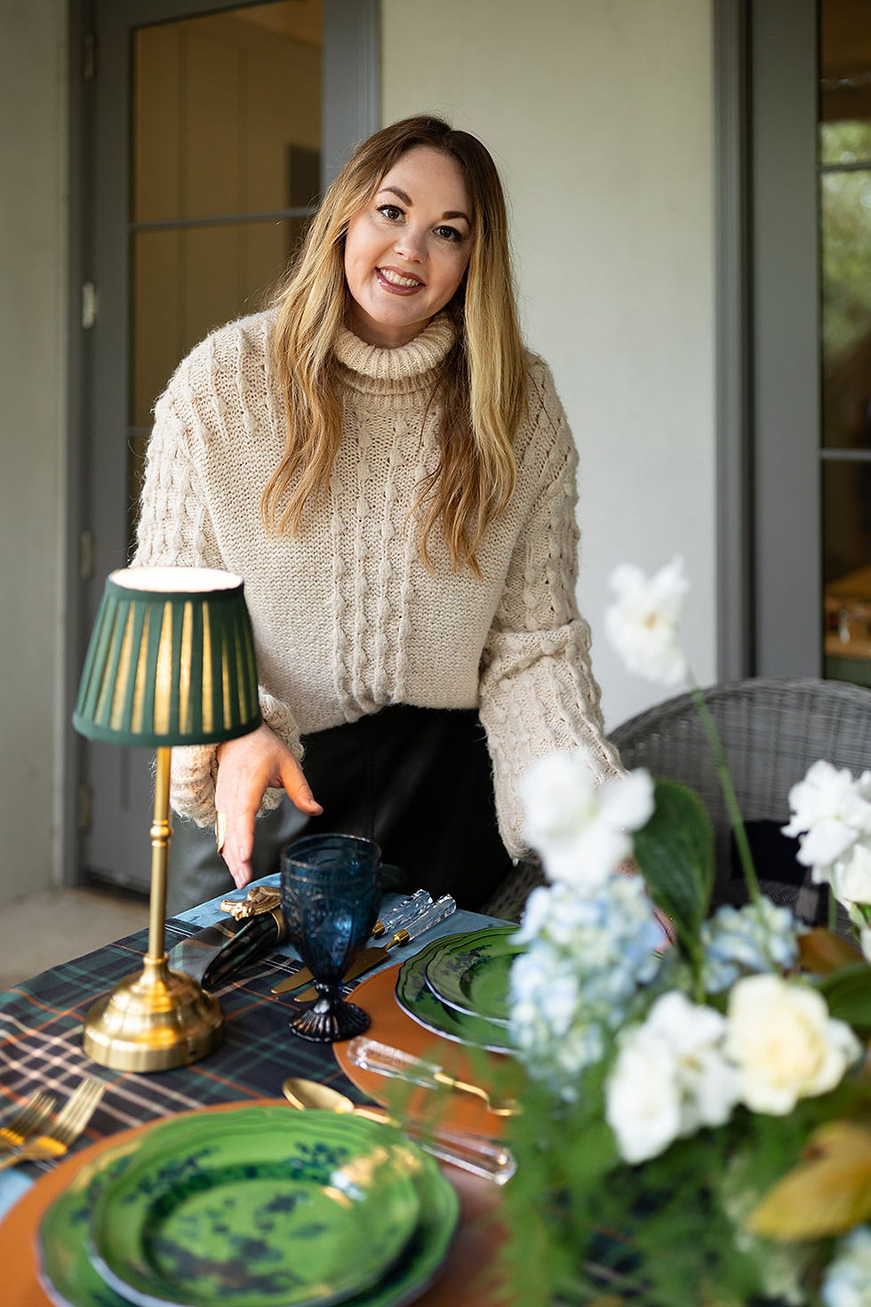 Austin event planner hosting a luxury baby shower with a Ralph Lauren aesthetic