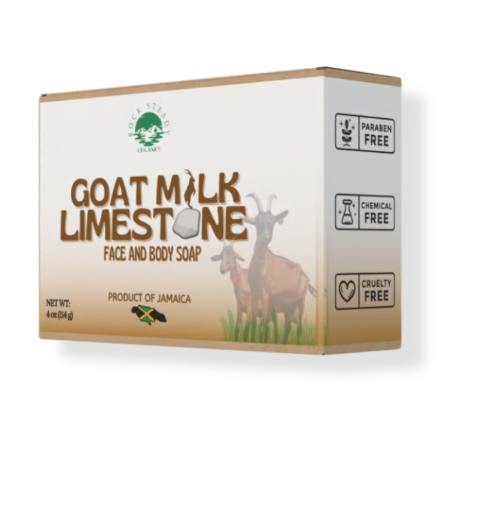 Goat Milk Limestone face and body soap from Jamaica.