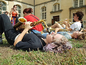 Concert de fin d'année au lycée.