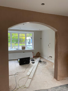 arch plastering