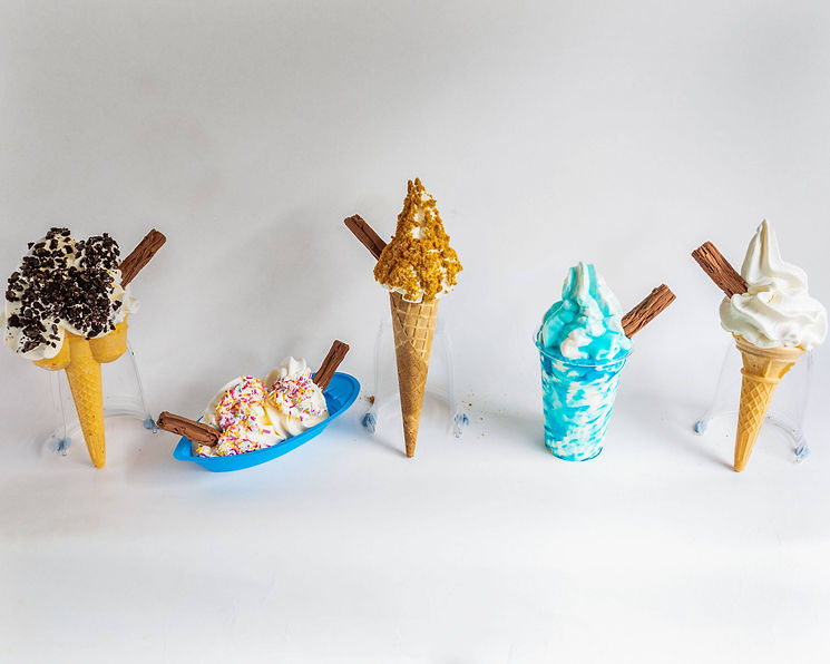 professional ice cream images of Yummy Ice Cream selection