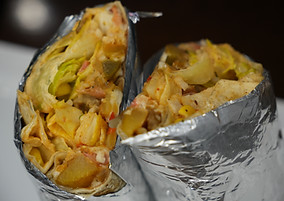 Authentic Mexican burrito
