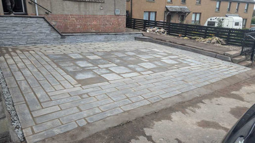 Made to measure stone steps built for outdoor space