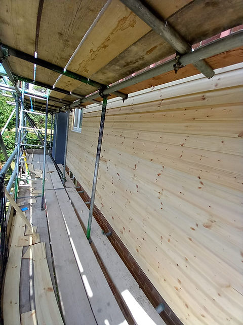stylish structural change on a house