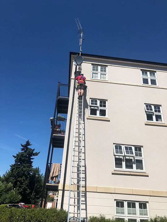 commercial aerial service provided recently in Aylesbury