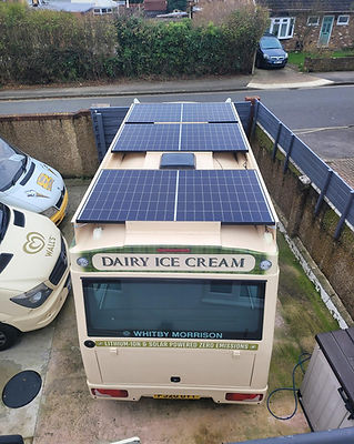 one of our emission free vans
