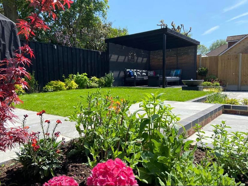 a complete garden makeover in Gillingham by P & G Landscapes & Design