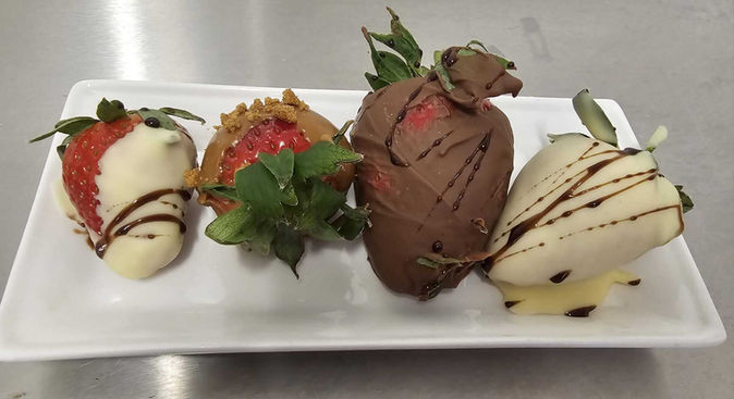 Chocolate covered strawberries - dessert
