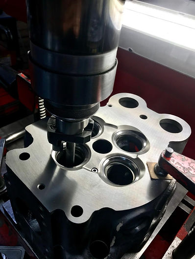 Pressure testing for leak detection and surface milling