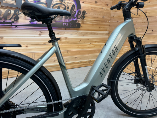Aventon Level 3 Step Through Glacier Mint | Lakes E Bikes