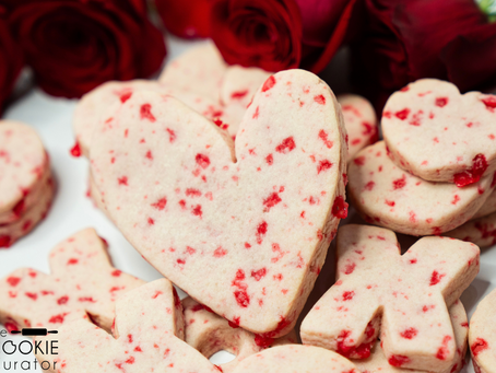 Cinnamon Red Heart Roll-Out Sugar Cookies