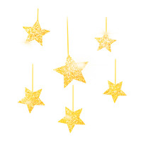 —Pngtree—hanging glowing shining gold stars_4676294.png