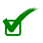 green tick