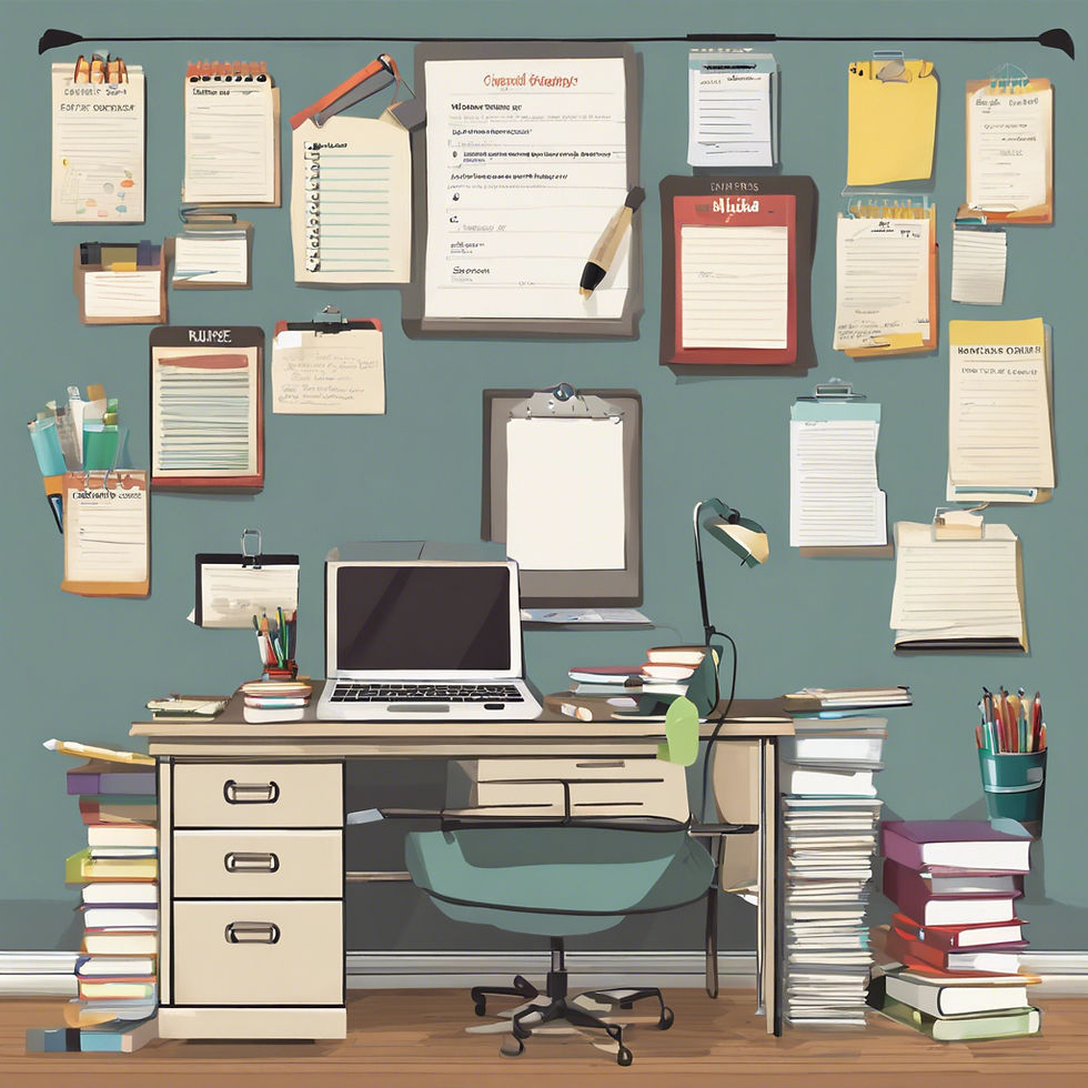 An organised work environment
