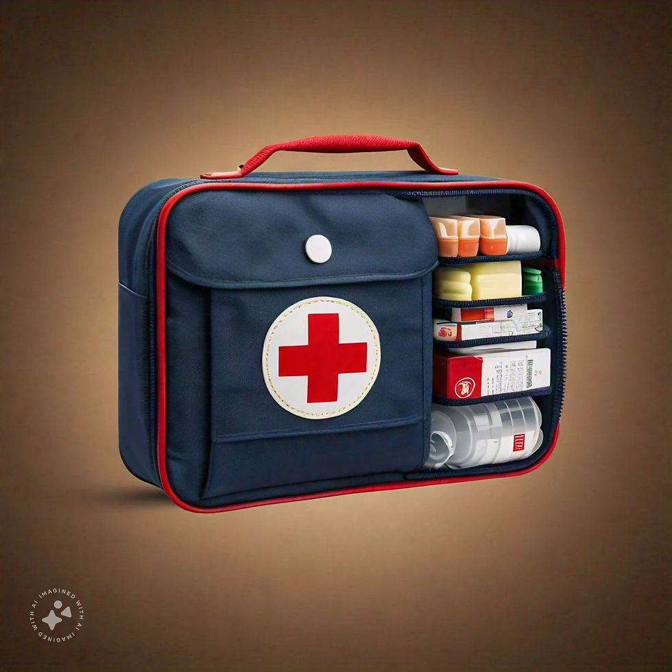 A mini first aid kit