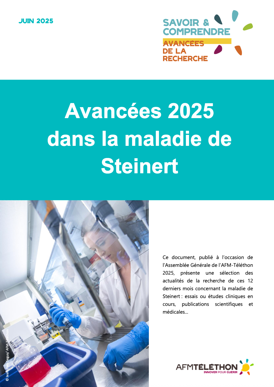 AFM-Téléthon Avancées dystrophie myotonique type 1