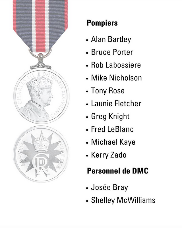 Cynthia Gagnon Médaille Roi Charles III