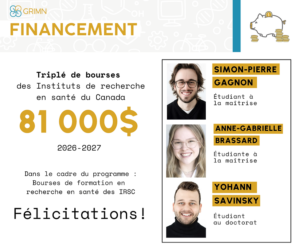 Bourses IRSC GRIMN