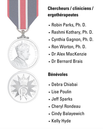 Cynthia Gagnon Médaille Roi Charles III