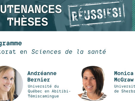 Doctorantes diplômées en sciences de la santé