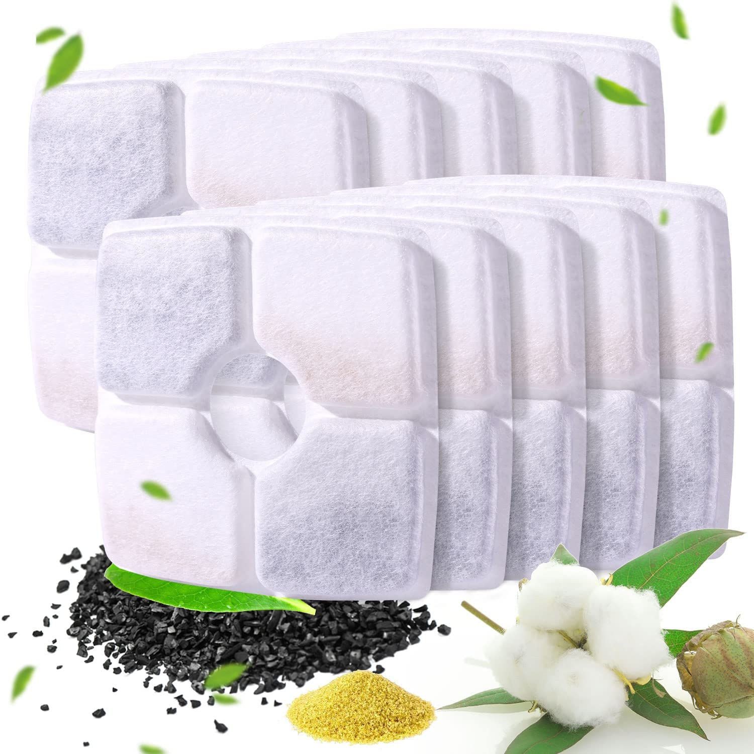 Filtros Carbón Activado Para fuente de agua automática para mascotas x 10 Unidad