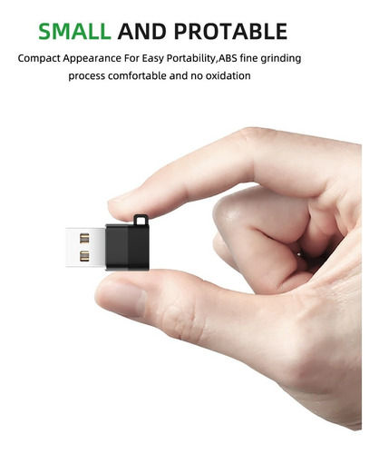 Miniatura: Adaptador Usb Macho A Usb-c Hembra Llavero Para Datos Y Carg