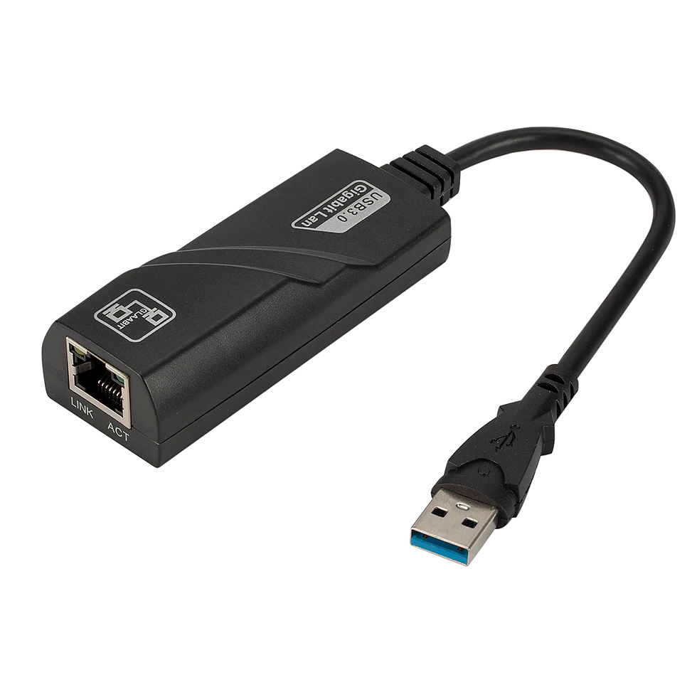 Miniatura: Adaptador de red USB 3.0 a RJ45 Gigabit Ethernet LAN 10/100/1000 Mbps, tarjeta d