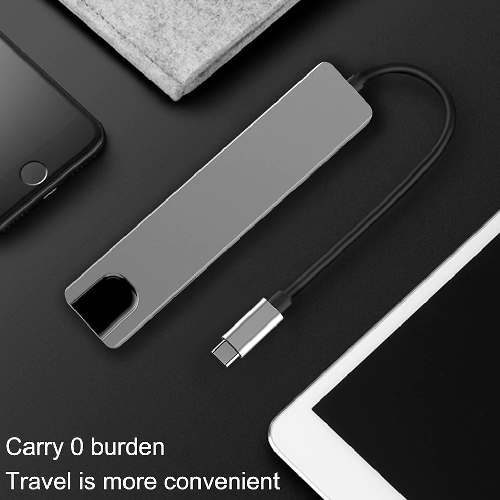 Miniatura: Hub 8 En 1 Usb-c 3.0 Hdmi 4k+ Rj45 Ethernet Sd Micro Pc