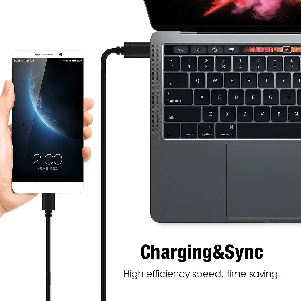 Miniatura: Cable Adaptador Usb Tipo C Macho A Micro Usb Macho 1 Metro