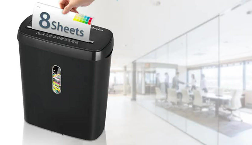 Miniatura: Trituradora Picadora Destructora De Papel Cd Grapas 8 Hojas