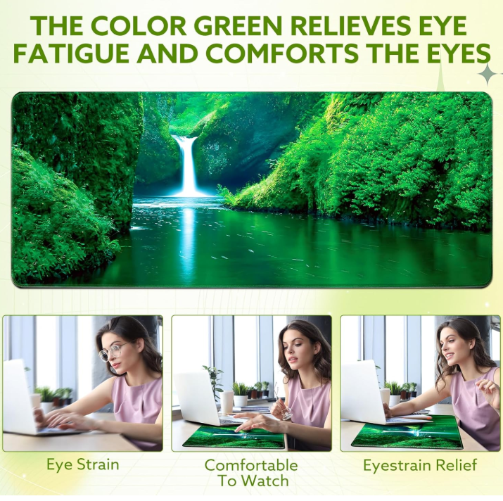 Miniatura: Alfombrilla Gamer X L31.5x13 Mouse Pad Diseño Naturaleza