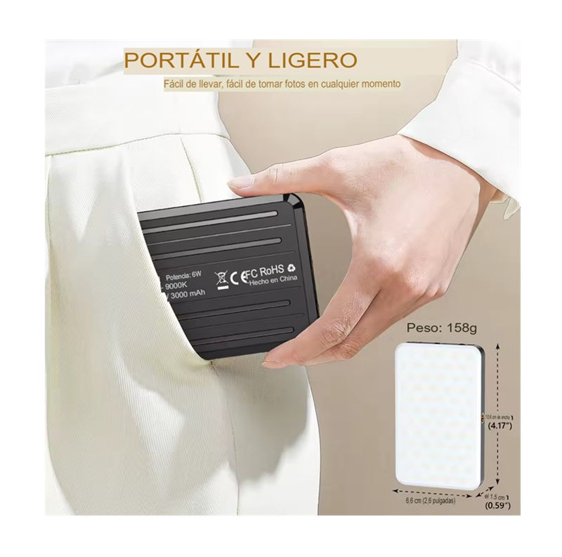 Miniatura: Luz Led Selfie Show D10 Portátil Para Fotos Y Videos Pro