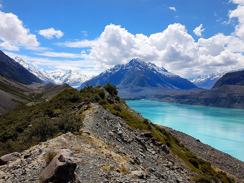 Hooker valley New Zealand Mount Cook