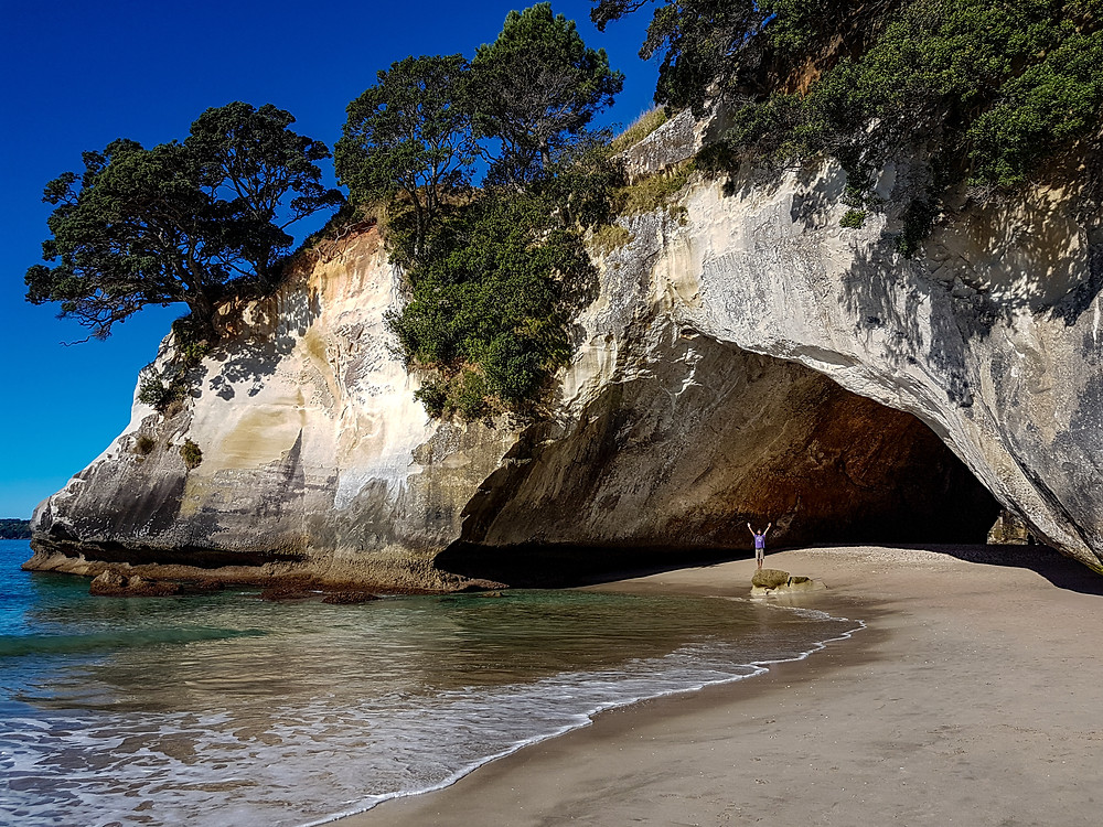 Cathedral Cove Arch and beach