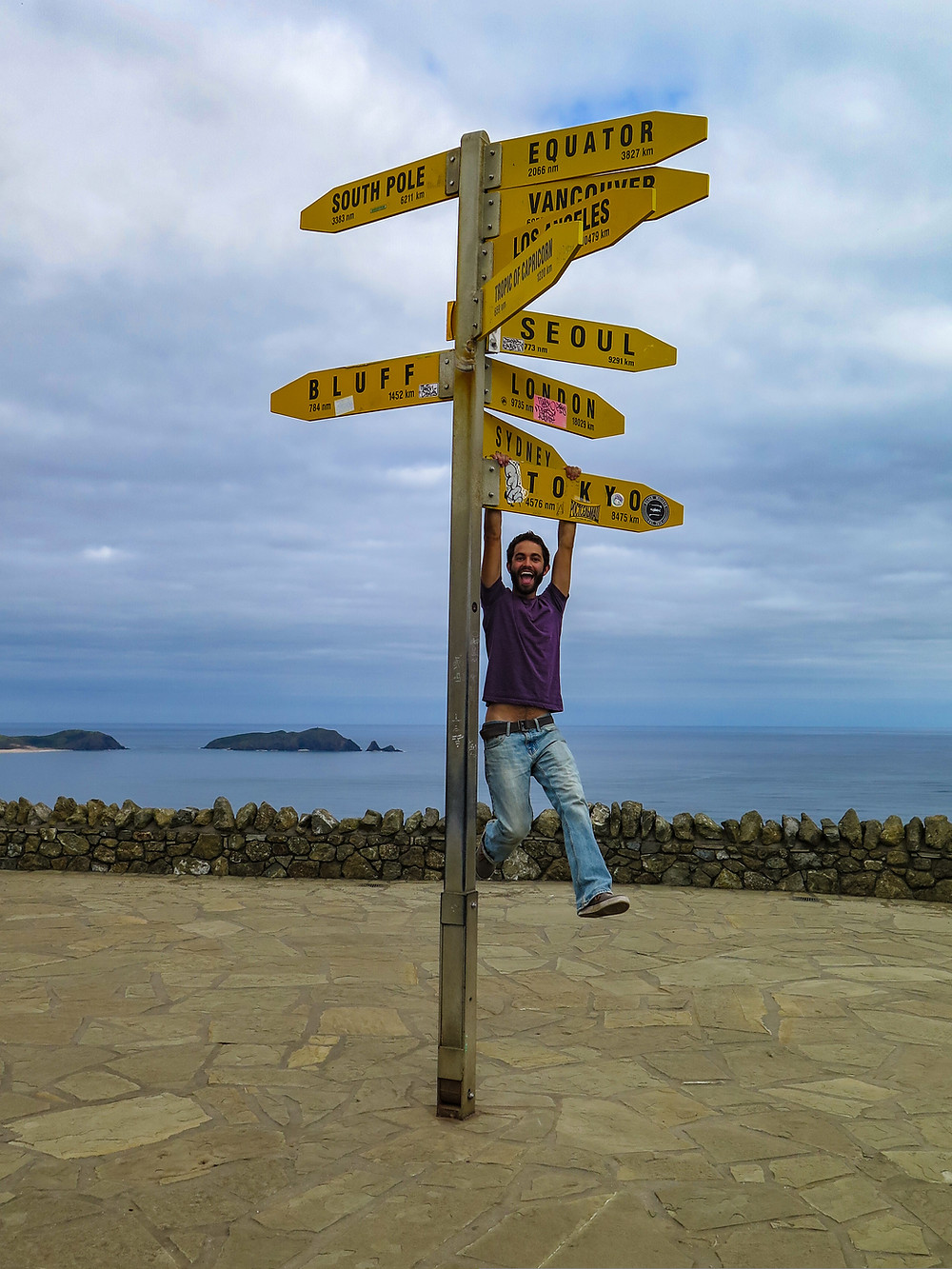 Cape reinga signs