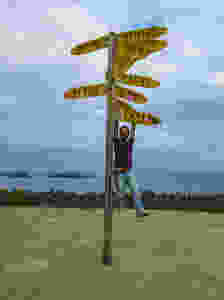 Cape reinga signs