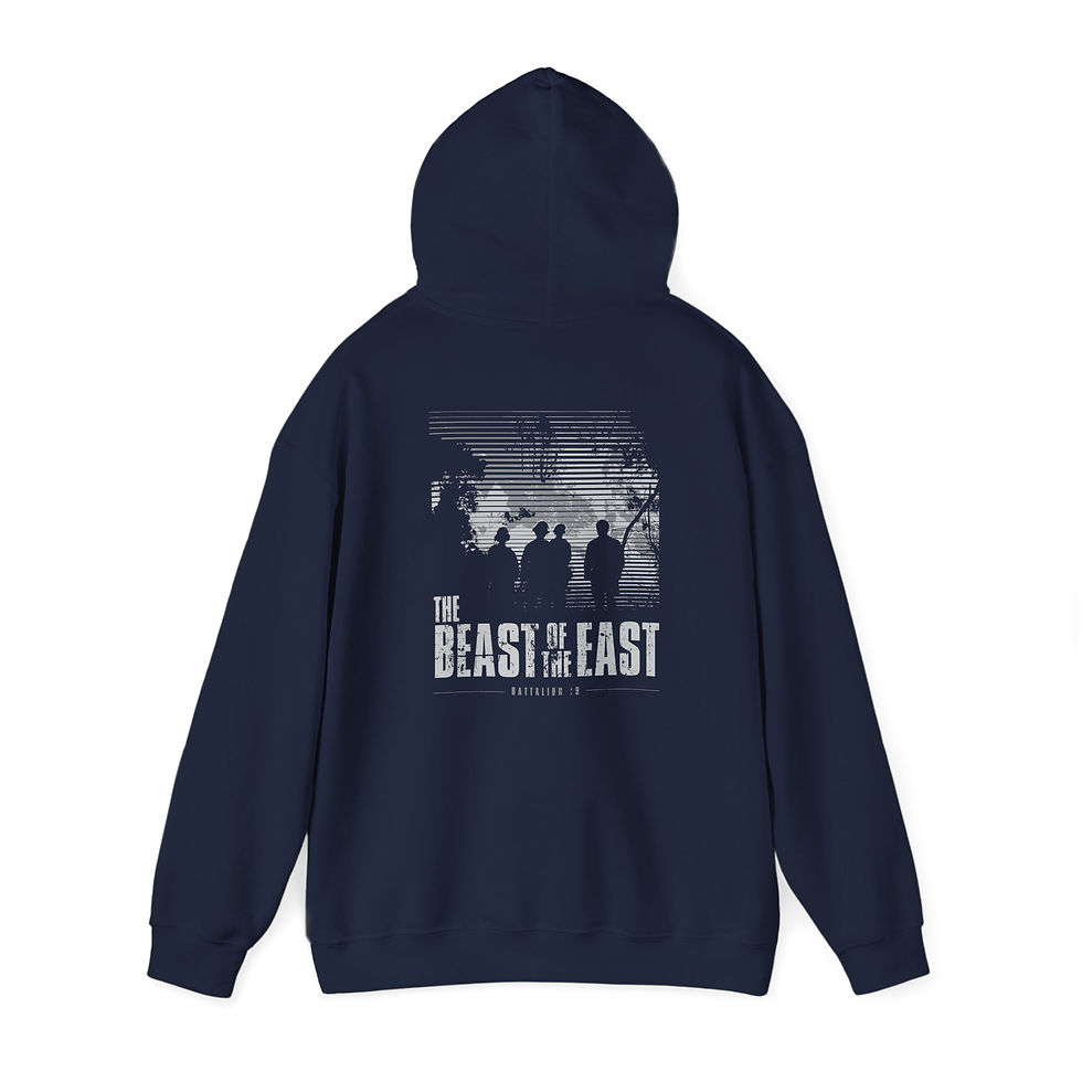 Thumbnail: Beast of the East Hoodie - grey logo