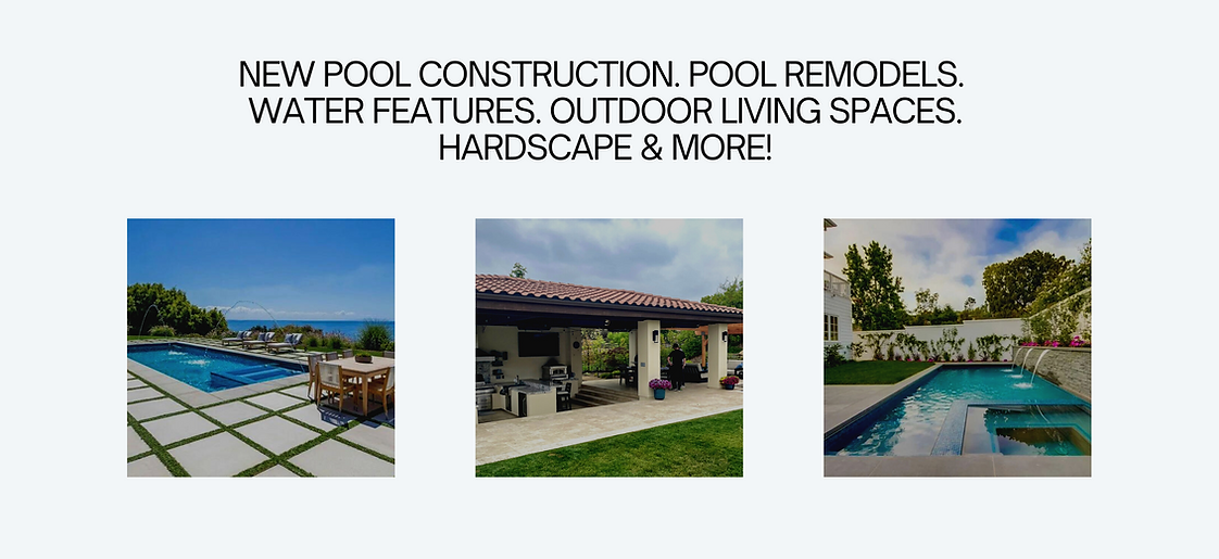 Pool construction remodels hardscape ventura county los angeles county pool builder