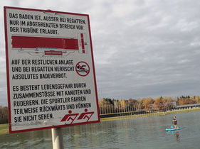 SUP in München #Regattastrecke Oberschleißheim