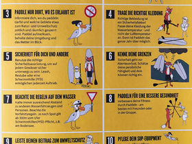 Die 10 goldenen SUP Regeln