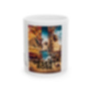 TWL Egypt Desert Rose Ceramic Mug, (11oz, 15oz)